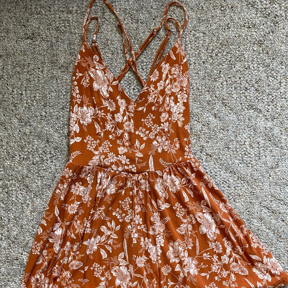 Floral Strappy Romper